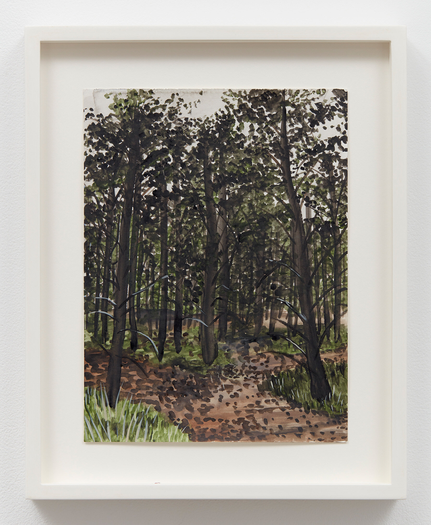 John Hodgkinson, <i>Untitled</i>, 2025. Watercolor on paper, 16 x 13 in (40.64 x 33.02 cm)